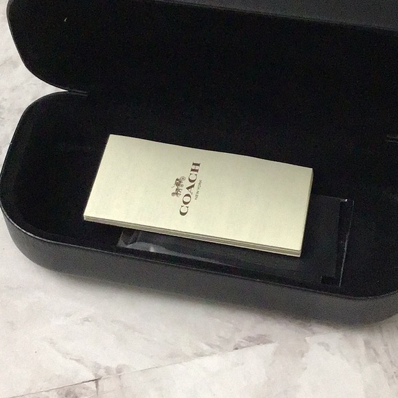 COACH Sunglasses Case, Black sunglasses case - Picture 4 of 4